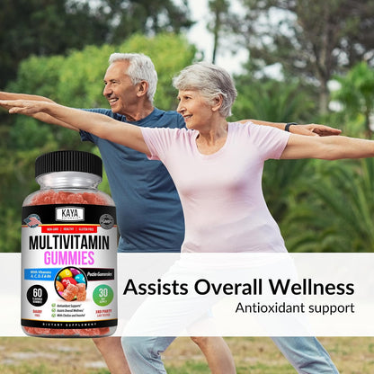 Kaya Naturals Adult Multi Vitamin Gummy, 60 Gummies
