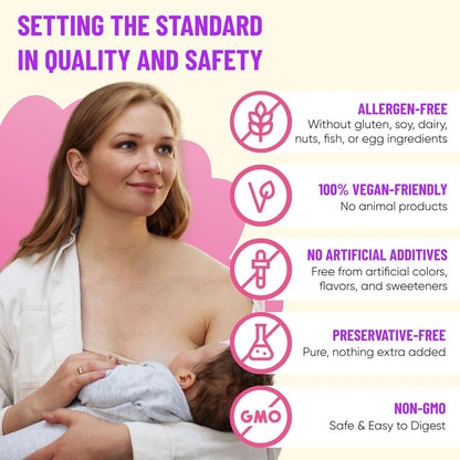 Mama's Select Postnatal Vitamins for Women's – Postnatal Multivitamin for Recovery, Energy, Hair & Milk Supply – – Image 3