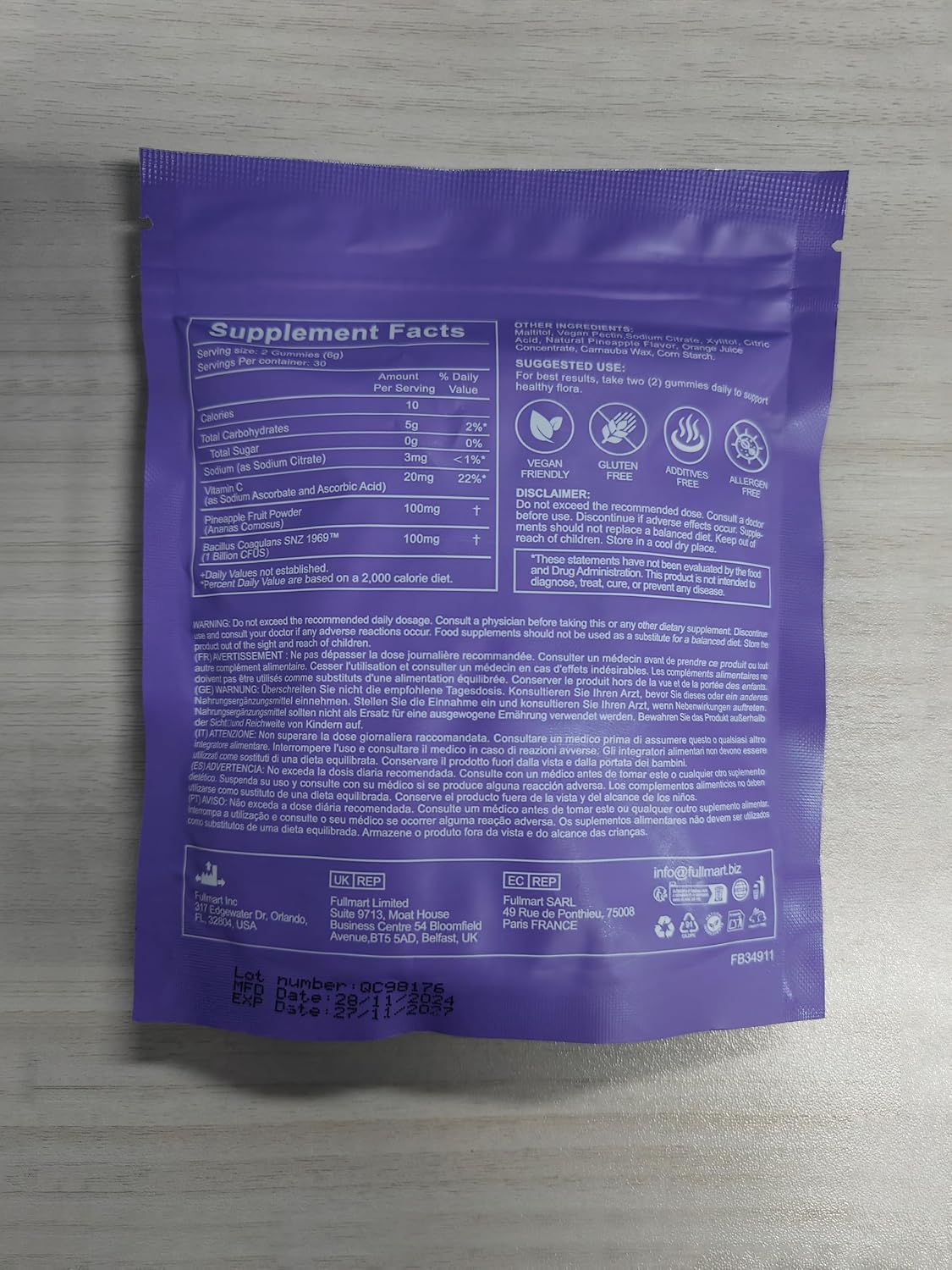 Feminine pH Balance Gummies for Women's - – Vaginal Flora Maintenance: Certain probiotic strains can colonise the – Image 3