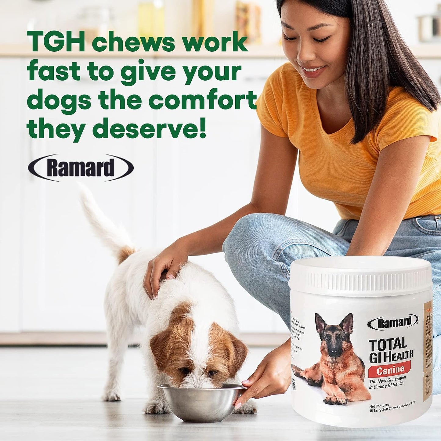 Ramard Total GI Canine Health Soft Chews – Digestive Health for Dogs, 45 Chews - görsel 4