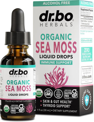 Irish Sea Moss Liquid Drops – Organic, – Form: Liquid drops often offer better absorption than capsules or – Image 1