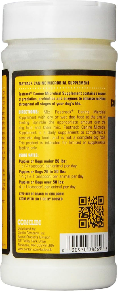 Conklin Fastrack Canine Microbial Supplement for Dogs, 300g