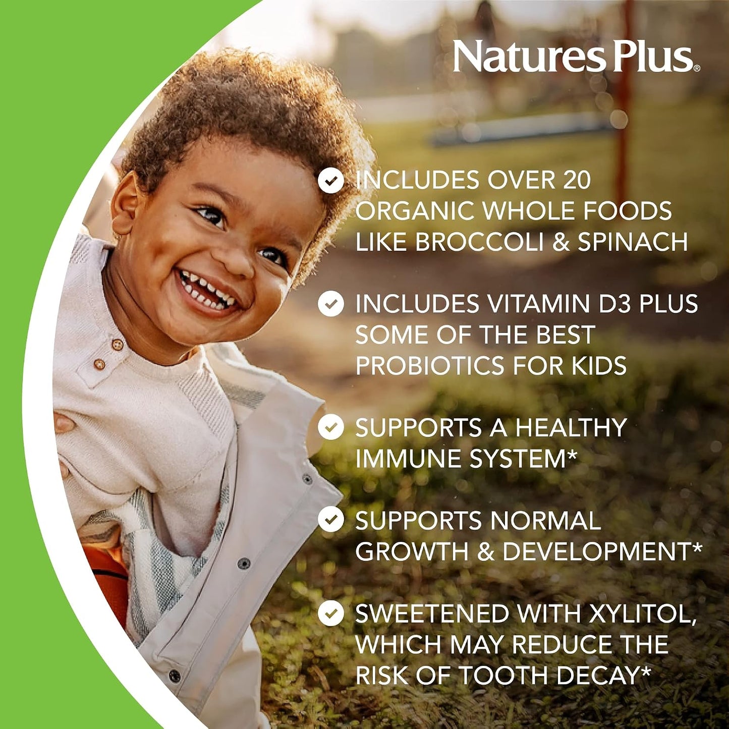 NaturesPlus Animal Parade Gold Children's Liquid Multivitamin – Natural Tropical Berry Flavour – 473 mL - görsel 4
