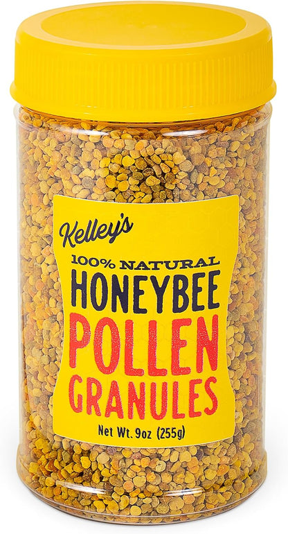 Kelley’s Bee Pollen, 255g – Raw Bee Pollen Granules