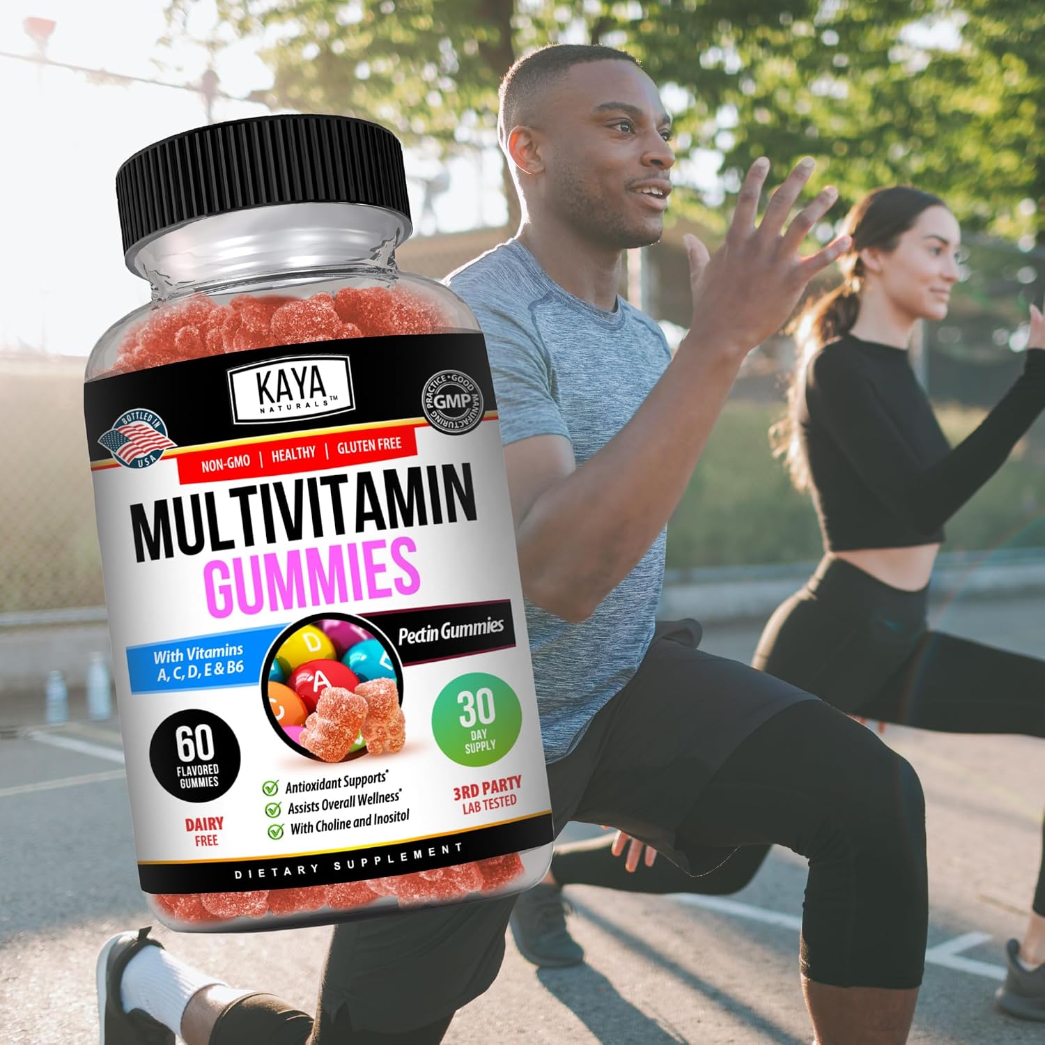 Kaya Naturals Adult Multi Vitamin Gummy, 60 Gummies - görsel 7