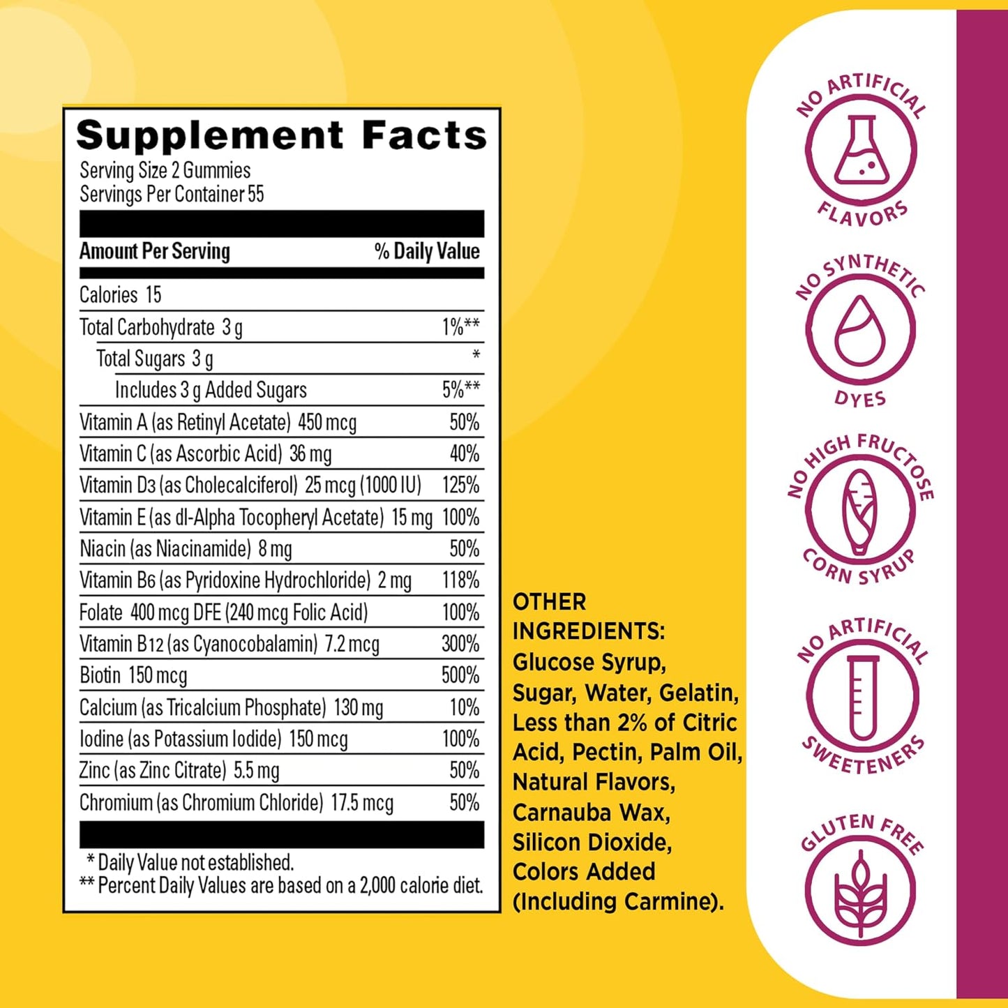 Nature Made Women's Multivitamin Gummies, 70 Gummies - görsel 7