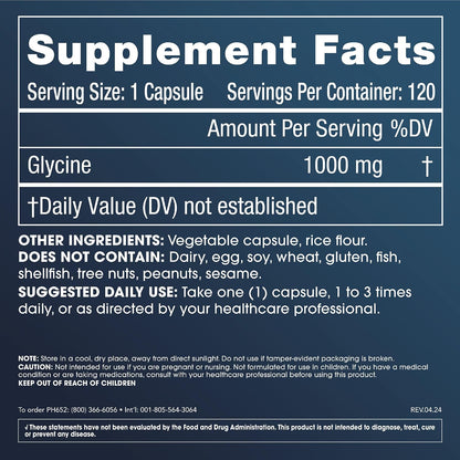 ProHealth Pure Glycine 1000 mg and Pure – Seek to maintain healthy glutathione levels as they age. – Image 3