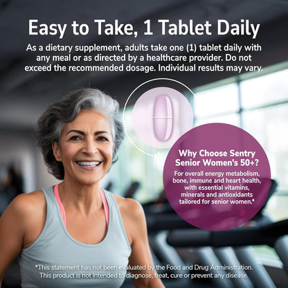 21st Century Sentry Senior Women 50 Plus Multivitamin, 100 Tablets