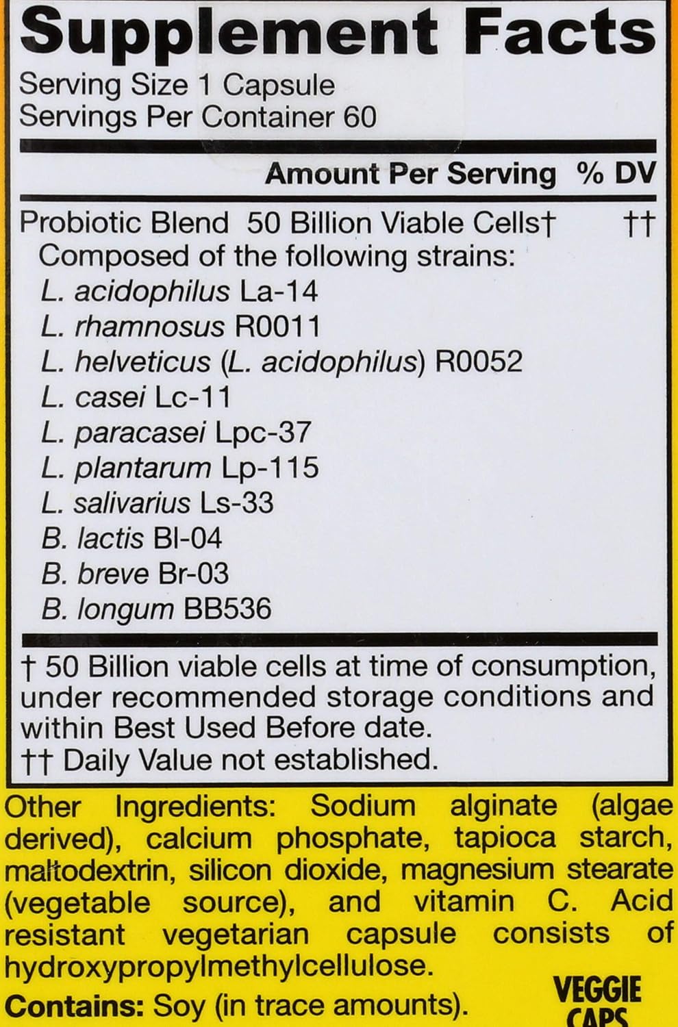 Jarrow Formulas Ultra Dophilus, 60 Capsules - görsel 3