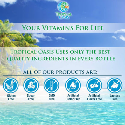 Tropical Oasis USDA Organic Liquid – Immune Health: Supports the body’s natural defence through a healthy gut – Image 6