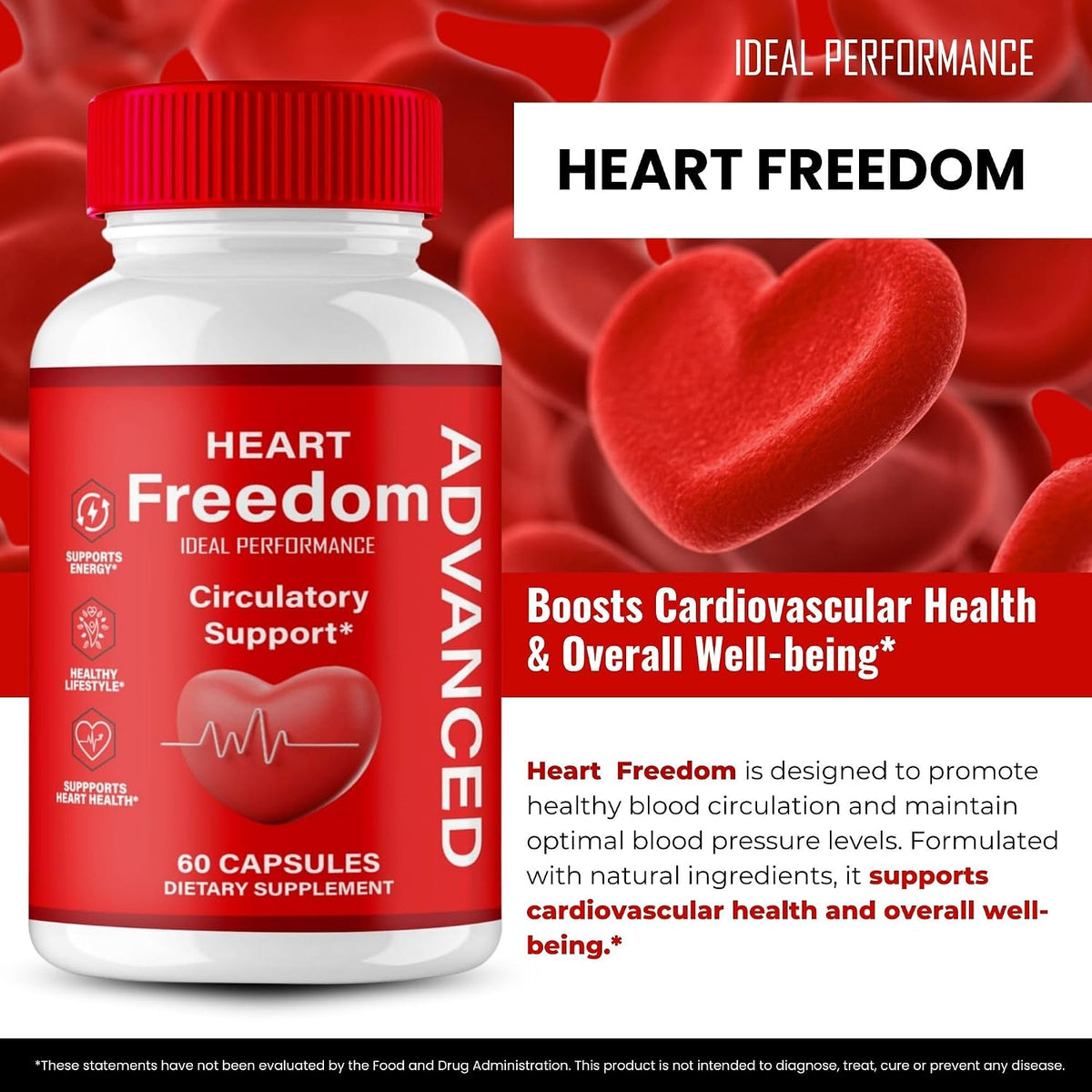 Heart Freedom Capsules - Official – All-Natural Formula: Made with natural ingredients, Heart Freedom offers a – Image 4