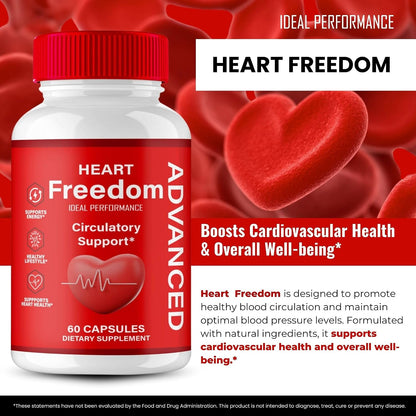 Heart Freedom Capsules - Official – All-Natural Formula: Made with natural ingredients, Heart Freedom offers a – Image 4