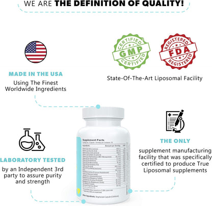 ATLANOVA True Liposomal Multivitamin Multimineral Supplement - 30 Capsules – Image 5