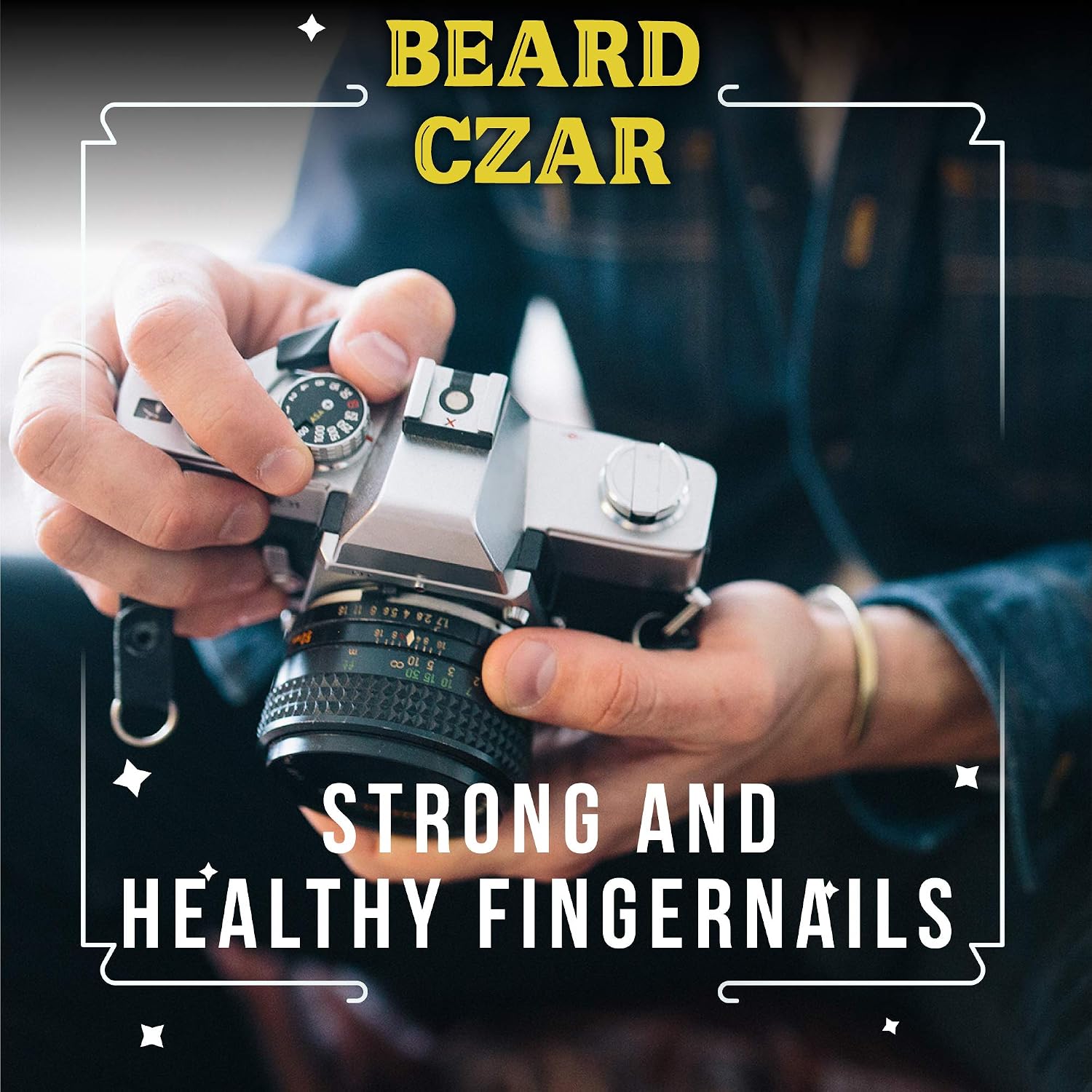 The Beard Czar Facial Hair Complex – Men's Beard Growth Supplement with Biotin & B Vitamins, 60 Capsules - görsel 6