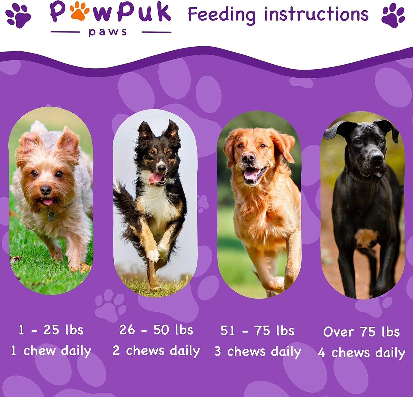 PawPuk Paws Multifunctional Dog Supplements - Silymarin, Glucosamine, MSM, Green Lipped Mussel, Salmon Oil, Probiotics, Co-Q10, NMN - Immune, Joint, Skin & Digestive Support - görsel 6