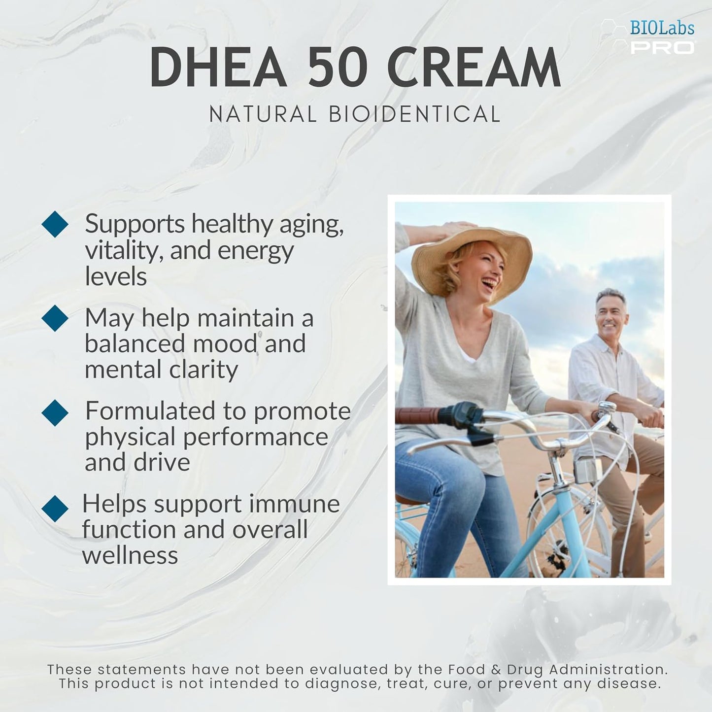 DHEA Cream 50mg for Women's and Men - Maximum Strength, Unscented (3oz / 90mL) - görsel 3