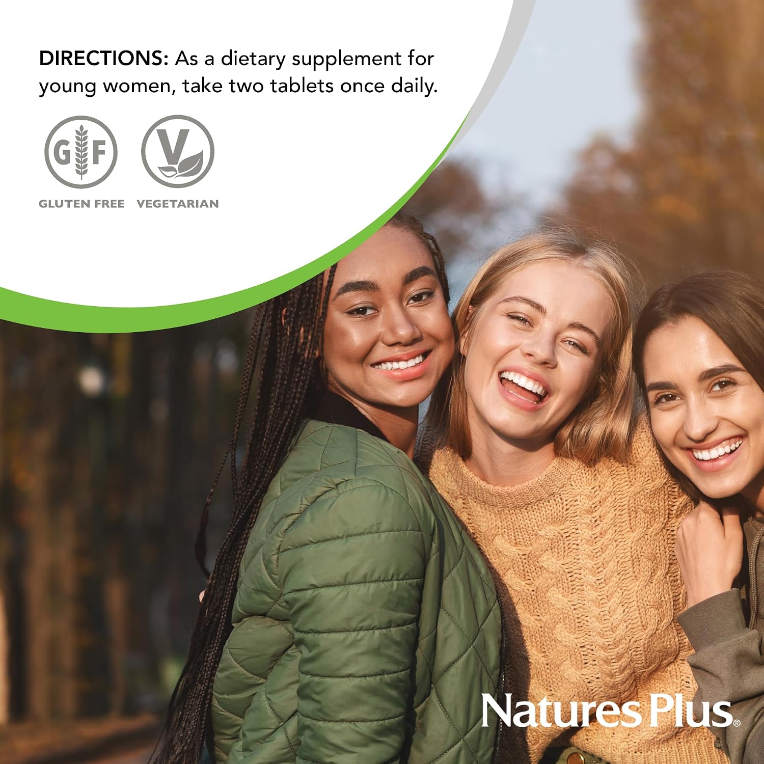 NaturesPlus Source of Life Power Teen for Her Multivitamin - 60 Chewable Tablets, Natural Berry - görsel 5