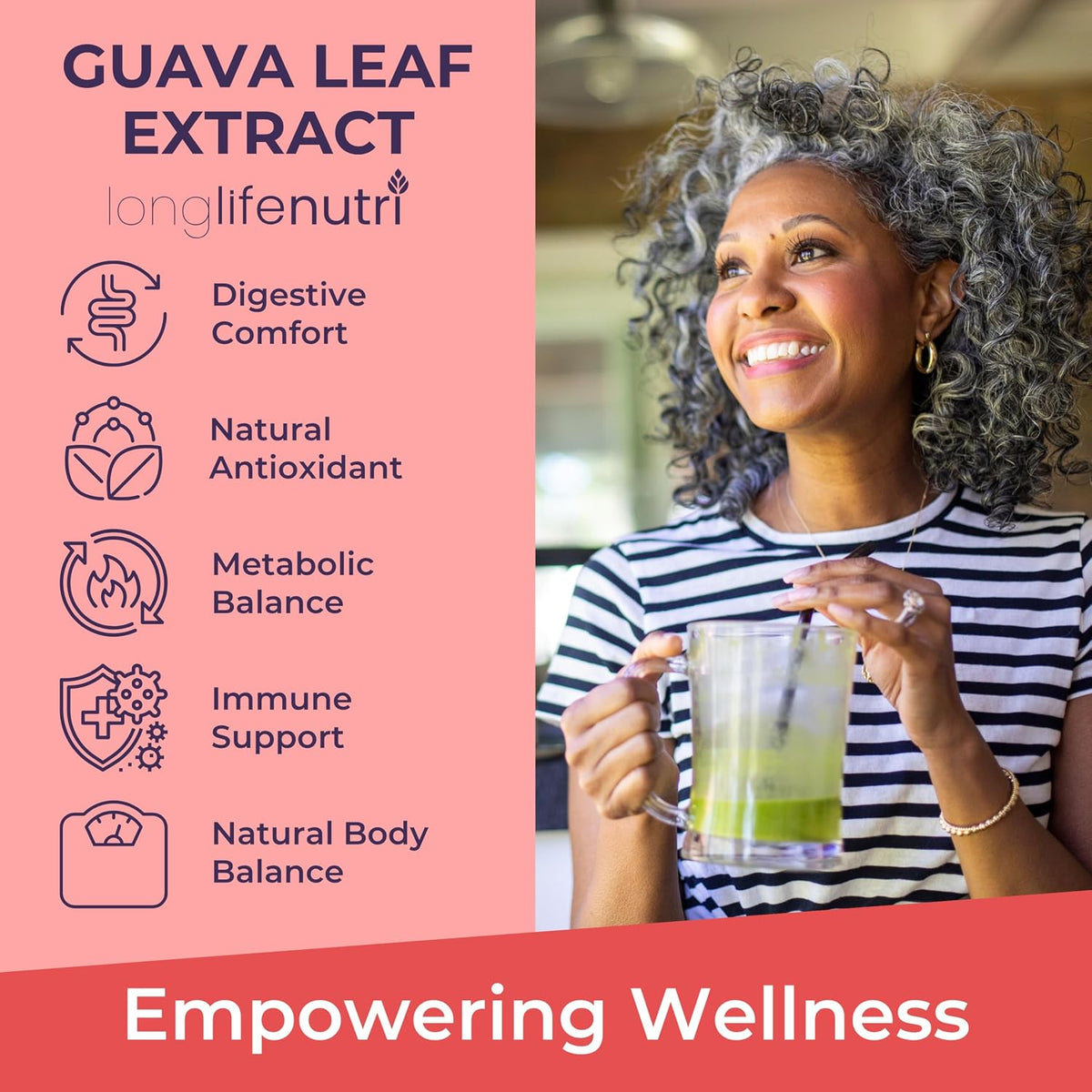 Guava Leaf Extract 1000mg – Organic – Blood sugar maintenance: Some research suggests guava leaf extract may help – Image 4
