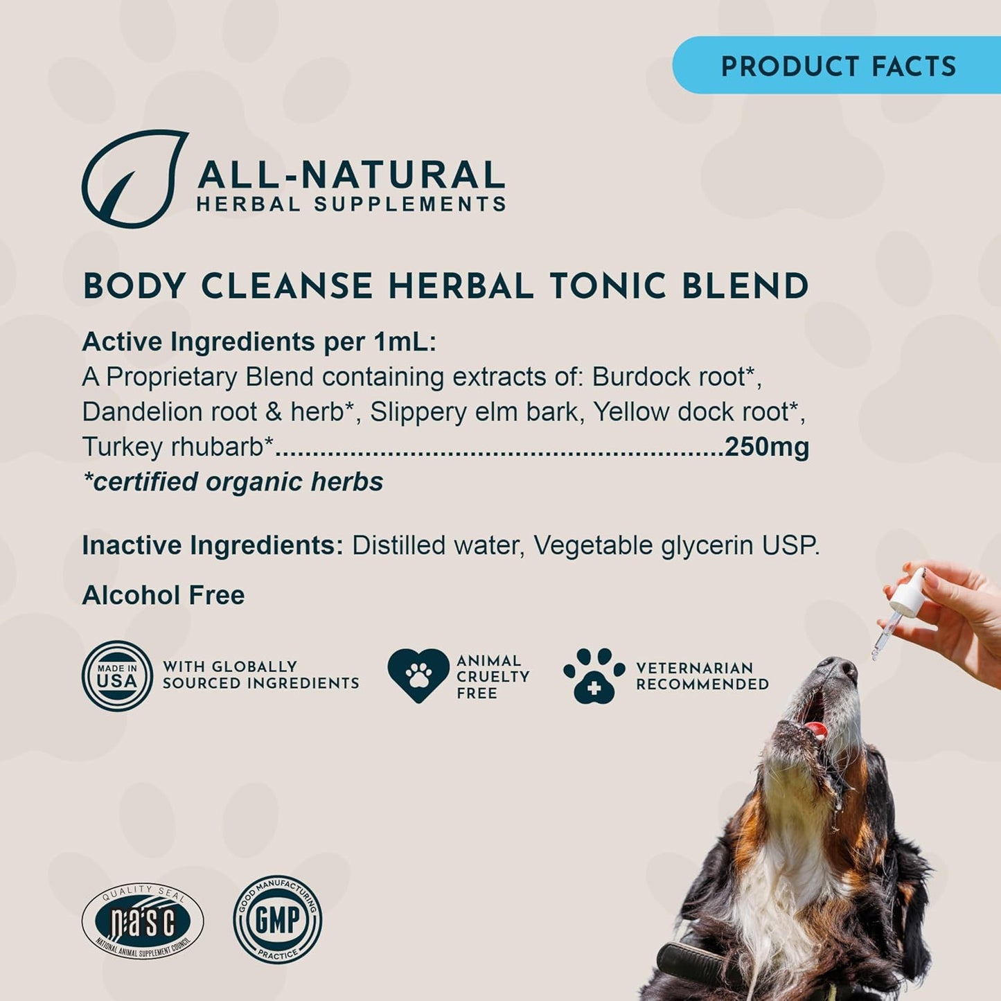 Animal Essentials Body Cleanse Liver Support for Dogs & Cats - 1 fl oz - görsel 6
