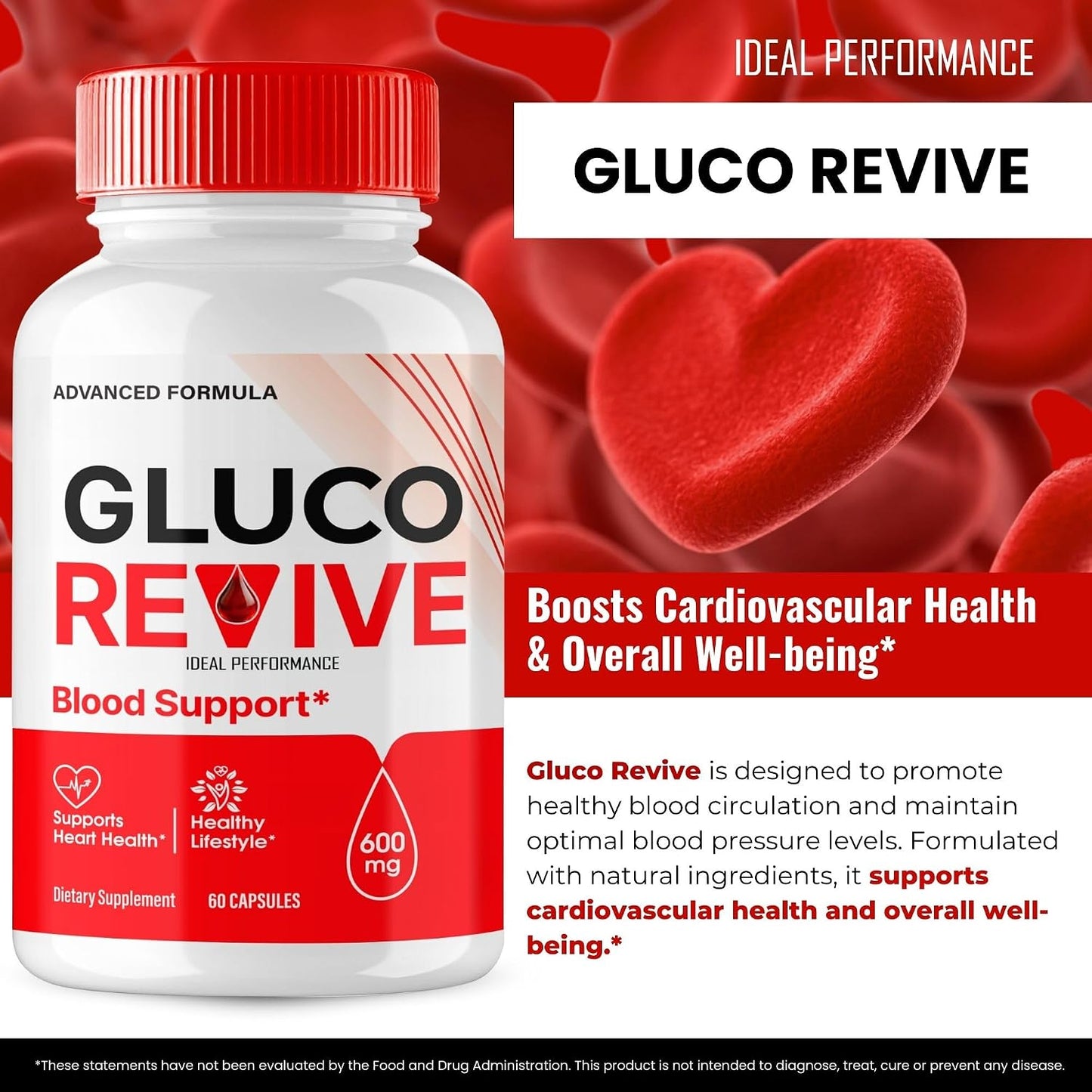 Gluco Revive Supplement Capsules - Maximum Strength All Natural Formula (3 Pack) - görsel 4