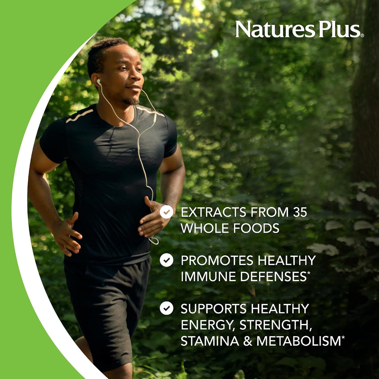 NaturesPlus Source of Life Garden Men's Multivitamin - 90 Tablets - görsel 4