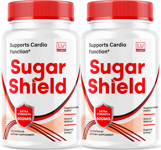 (2 Pack) Sugar Shield, Blood Support, Capsules, Australian Formula, 60 Capsules per Bottle