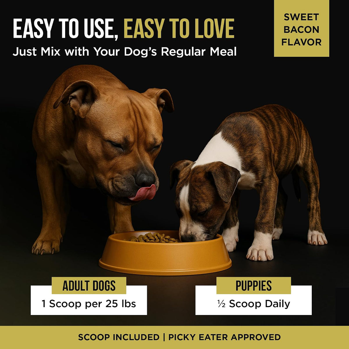 PET CARE Sciences Dog Weight Gainer with Skin & Coat Support - Weight Gain Supplements for Dogs - Canine and Dog Muscle – Image 7