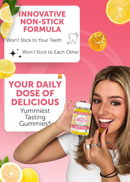 Lunakai USA Made Women's's Multivitamin Gummies – Daily 16 Multi Vitamins for Energy & Wellbeing, 60ct – Image 3