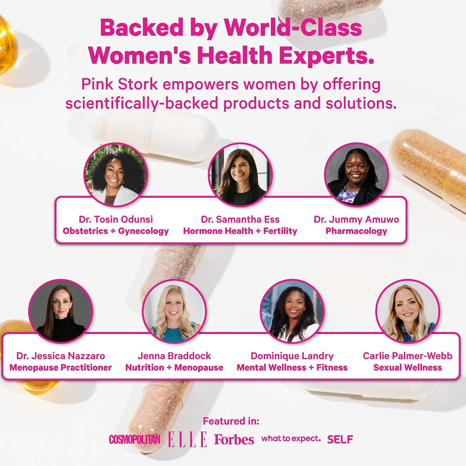 Pink Stork Fertility Gummies for Women's - CoQ10, Myo-Inositol, Methylated Folate - 60 Count - görsel 7