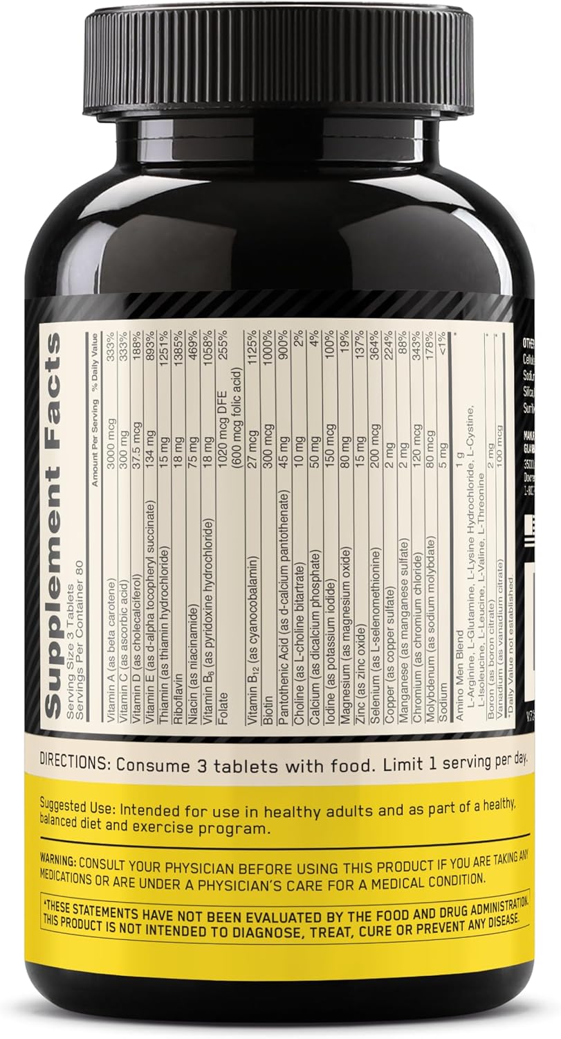 Optimum Nutrition Opti-Men Daily Multivitamin for Men, 240 Tablets - görsel 7