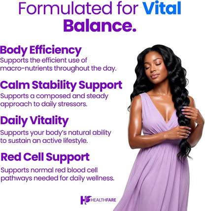 Healthfare Pantothenic Acid 500mg Vitamin B5 Supplement – 200 Vegan Capsules – Extra Strength Energy & Metabolism Support – Non-GM, Gluten free – Manufactured in the USA