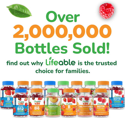 Lifeable Sugar Free Vitamin D 5000 IU - Strawberry Flavour Gummies for Immune and Bone Health - 90 Count