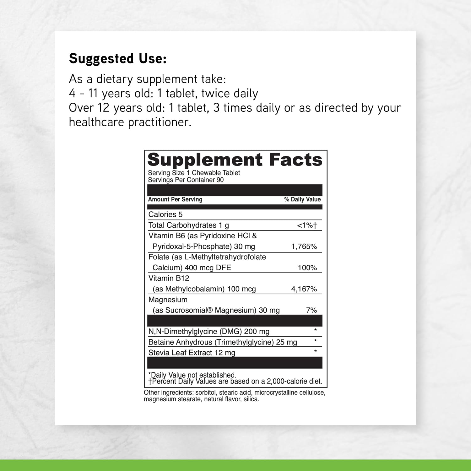 Little DaVinci Focussed Chewable - Supplement to Support Behaviour, Brain Health, and Immune Health for Kids - With Vitamin B6, Folate, Vitamin B12, and More - Orange Flavour - Sugar free - 90 Tablets - görsel 6