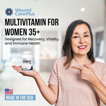 Wound Care Plus Women's's Multivitamin - – Vitamin C: An antioxidant that supports immune function and collagen – Image 3