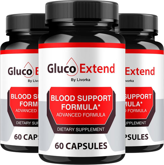 (3 Pack) Gluco Extend - Gluco Extend – Supports Healthy Blood Sugar: The natural ingredients in Gluco Extend may – Image 1