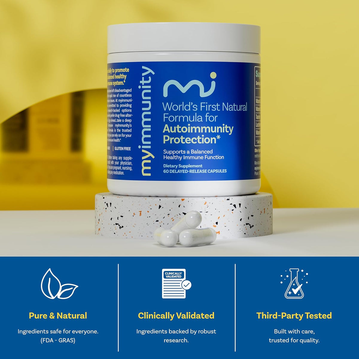Lactoferrin Supplement 300mg – MyImmunity – Immune System Support: Lactoferrin is a natural immune modulator, – Image 2