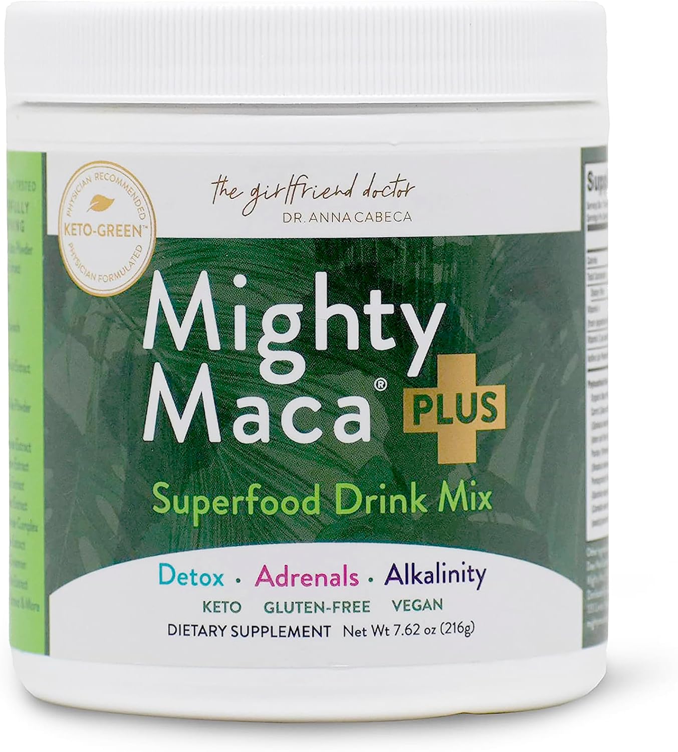 VIDAPURA Mighty Maca Plus by Dr. Anna Cabeca – Organic Superfood Greens Powder for Daily Energy & Vitality, Vegan & Alkalising, 60 Servings - görsel 1