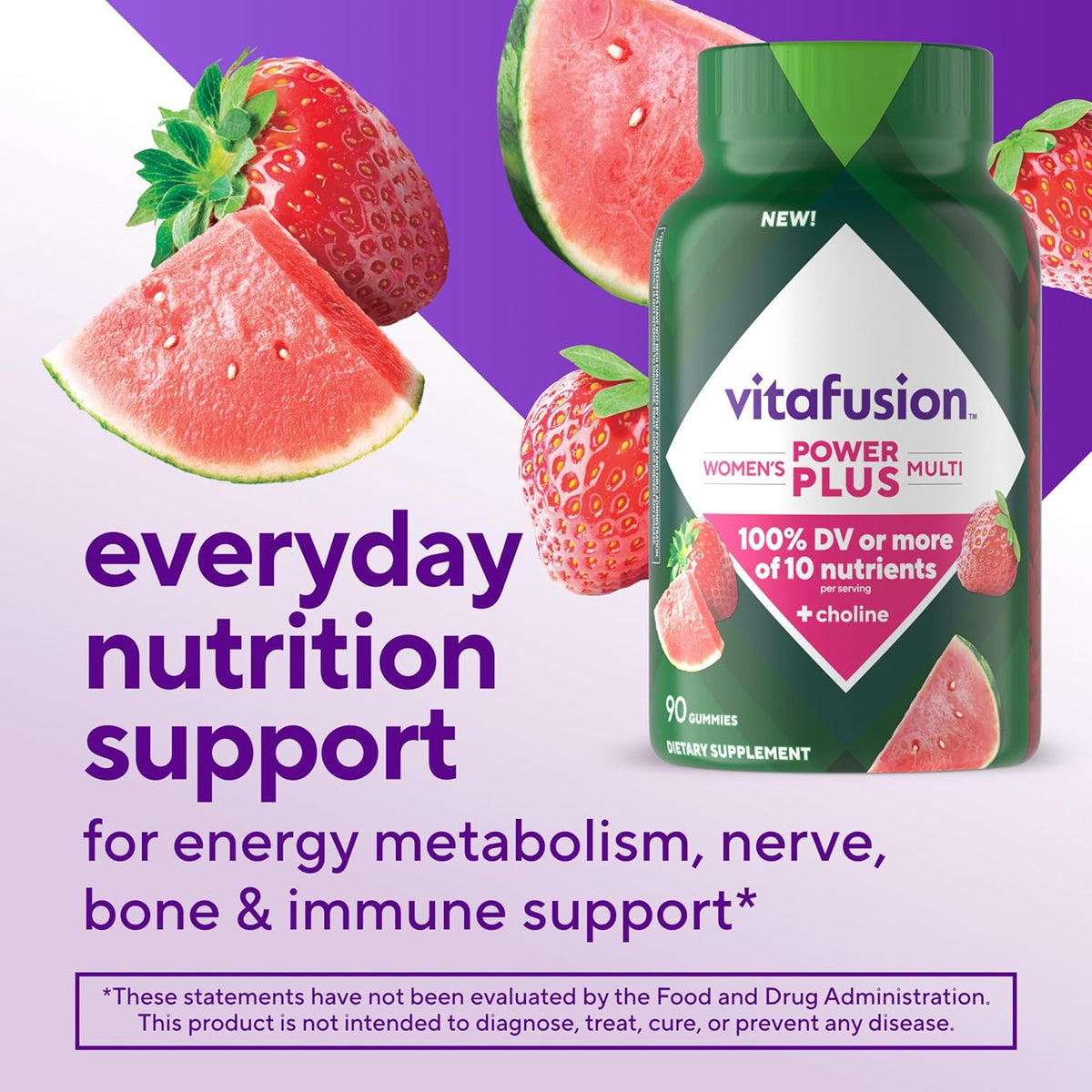 vitafusion Power Plus Women's’s Multivitamin – Vitamin C: An antioxidant that helps keep your immune system in top – Image 2