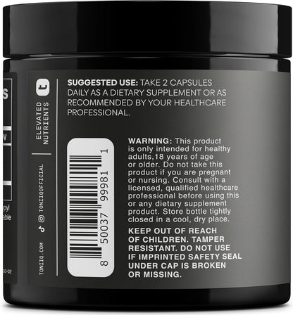 Toniiq Ultra High Potency Trans Resveratrol 1000mg – 98% Pure – 60 Capsules