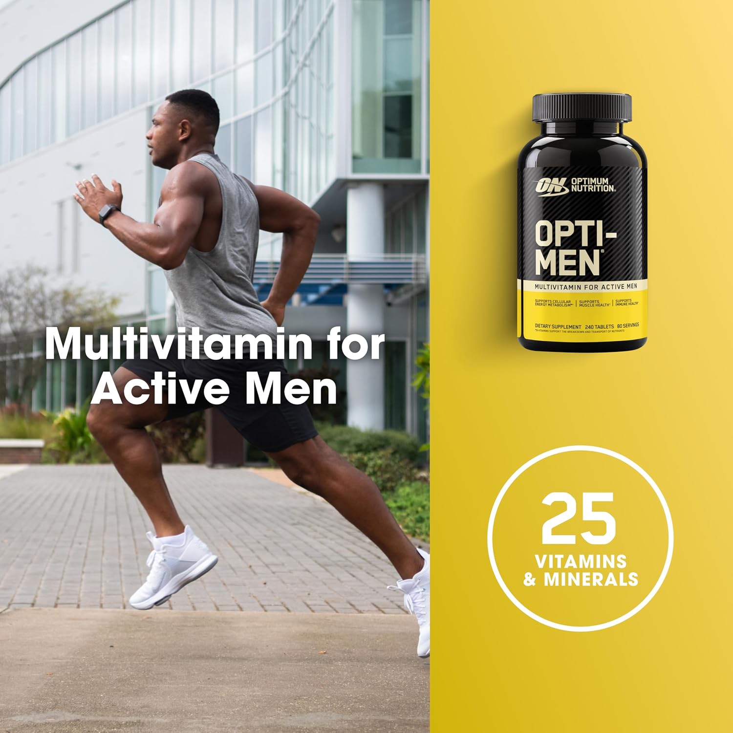 Optimum Nutrition Opti-Men Daily Multivitamin for Men, 240 Tablets - görsel 4
