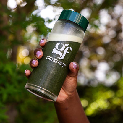 Greens First Gift Set – Organic Greens Powder Mint & Limited Edition Glass Carafe (30 Serves)