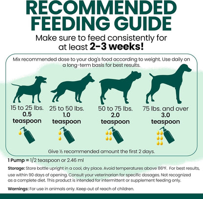Vegan Omega 3 Oil for Dogs - 118 ml - – Skin and Coat Health: EPA and DHA may help support a healthy skin barrier, – Image 6