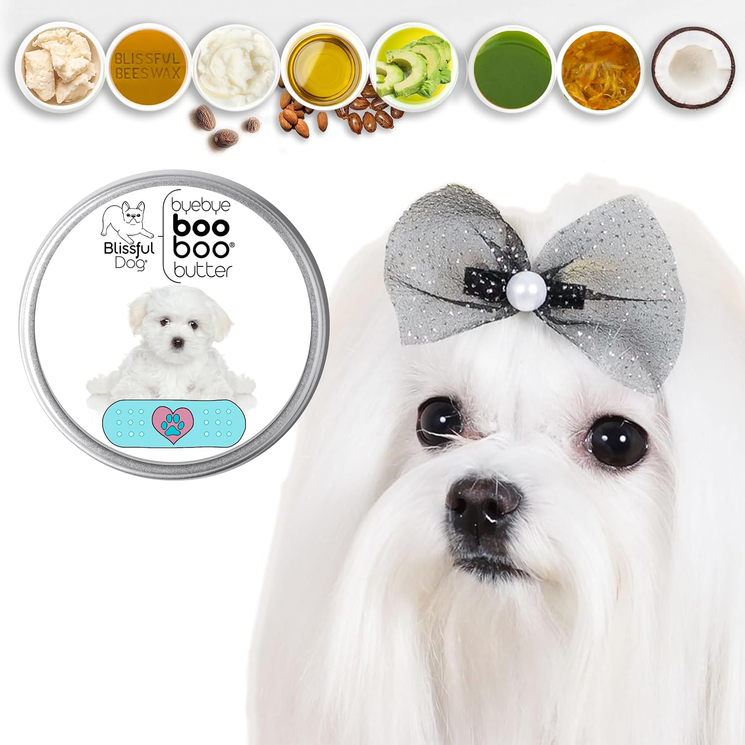 The Blissful Dog 113 g Tin Maltese Booboo Butter - görsel 2