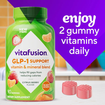 vitafusion GLP-1 Support Multivitamin, – Vitamin C: An antioxidant that supports immune health and collagen – Image 7