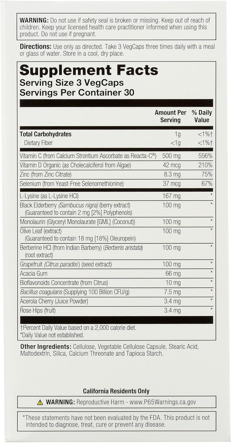 SOLARAY ImmuFight™ Immune Defence Support, 90 VegCaps - görsel 2