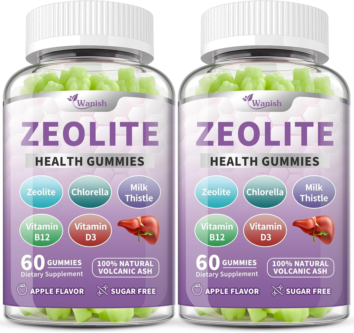 Wanish Premium Zeolite Drops for Women's - 99%+ Pure Natural Volcanic Ash with B12 & D3, Vegan, Non-GM, 118 mL – Image 7