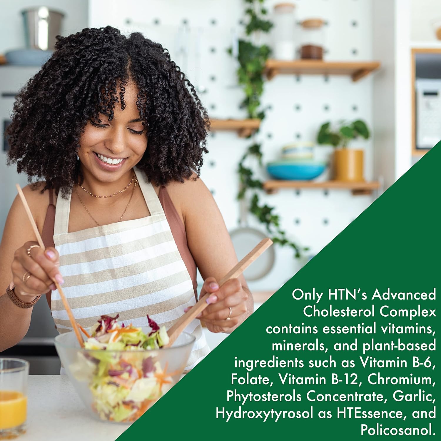 Advanced Cholesterol Complex – Heart Health & Lipid Metabolism Support with Phytosterols, Policosanol, Hydroxytyrosol, Chromium – Vegan, Non-GMO (90 Capsules) - görsel 4