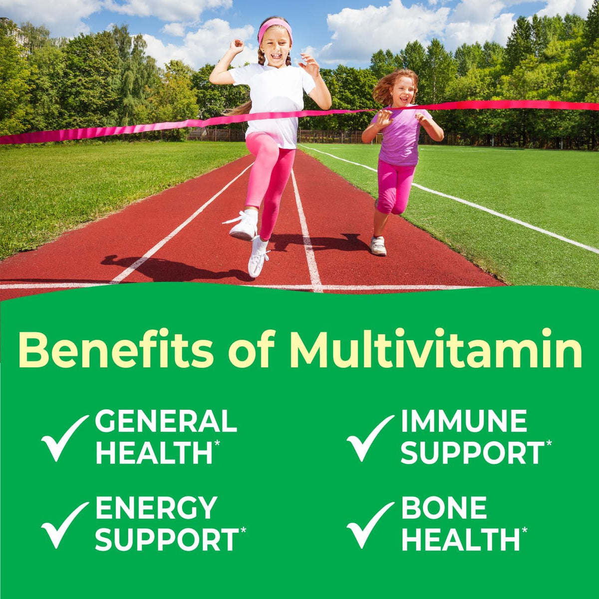 Kids Multivitamin with Iron & Minerals Chewable Tablets - Mixed Fruit Flavour - 120 Count – Image 4