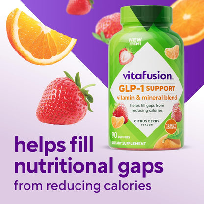 vitafusion GLP-1 Support Multivitamin, – Immune Support: Vitamins D, C, and Zinc work together to support a – Image 2