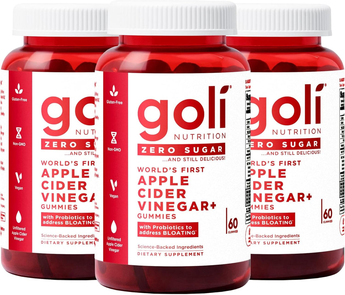 Goli Zero Sugar Apple Cider Vinegar Gummies – With Vitamin B12: Supports energy metabolism and nervous system – Image 9